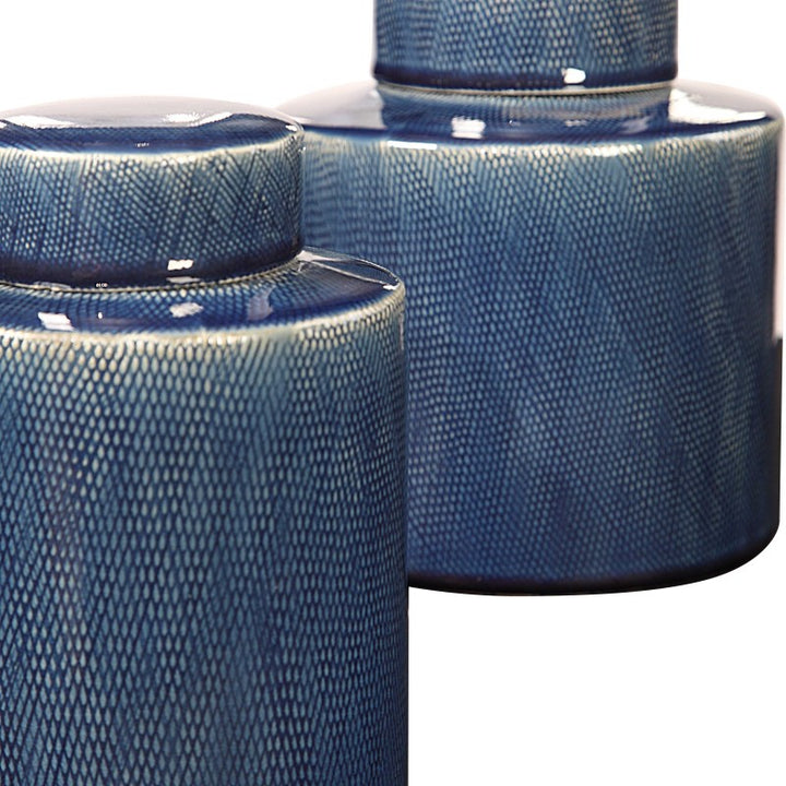 Saniya - Containers (Set of 2) - Blue