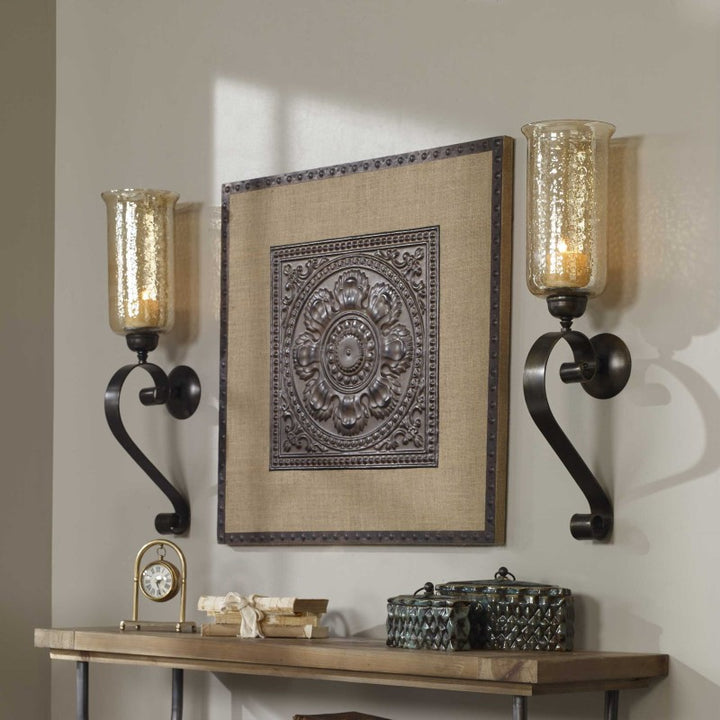 Joselyn - Candle Wall Sconce - Bronze