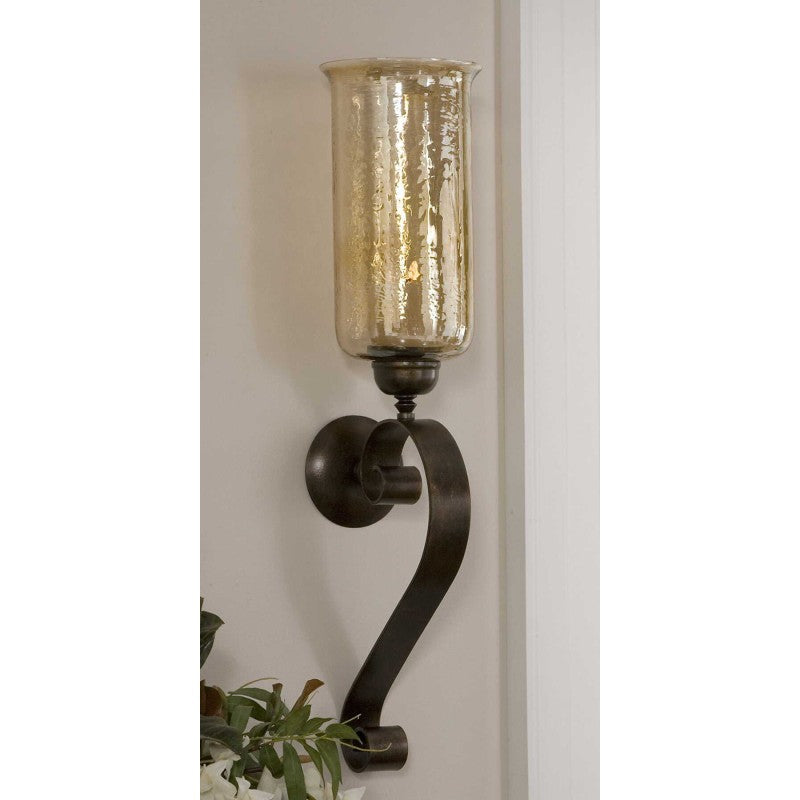 Joselyn - Candle Wall Sconce - Bronze