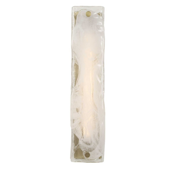 Taffy - 1 Light LED Swirl Glass Sconce - White