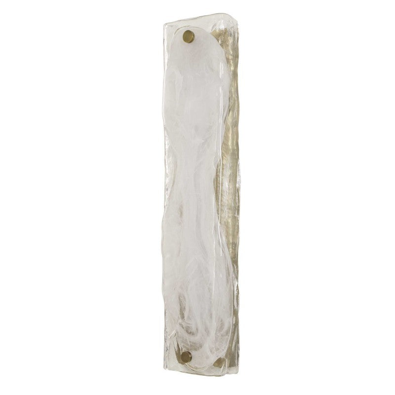 Taffy - 1 Light LED Swirl Glass Sconce - White