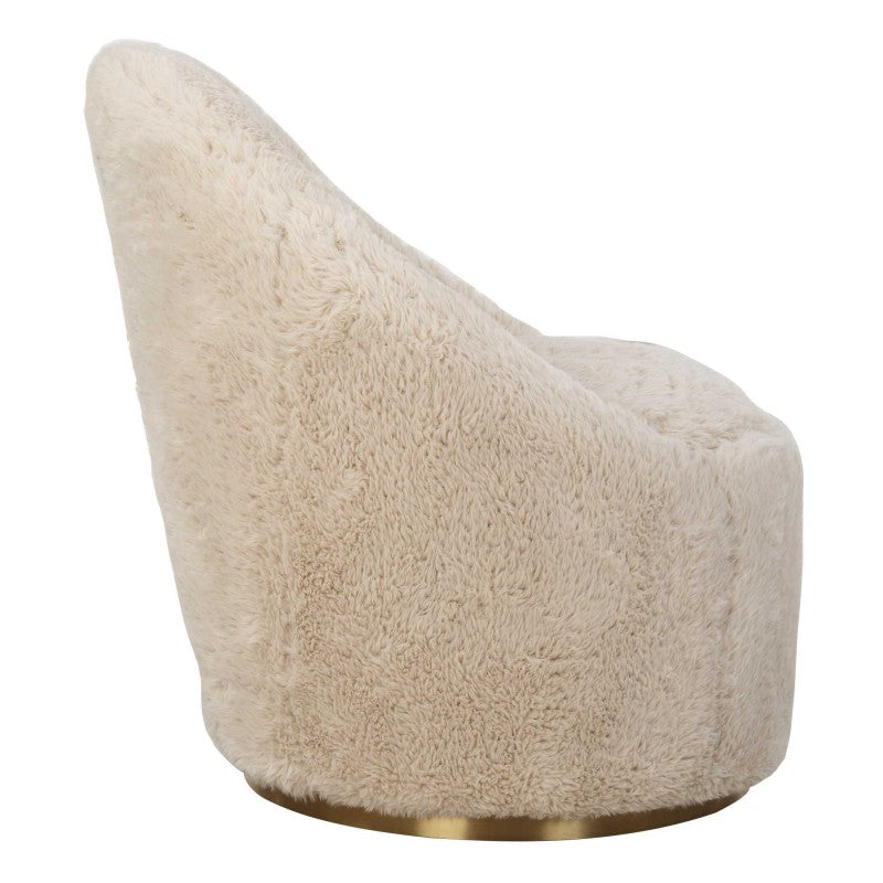Crue - Sheepskin Swivel Chair