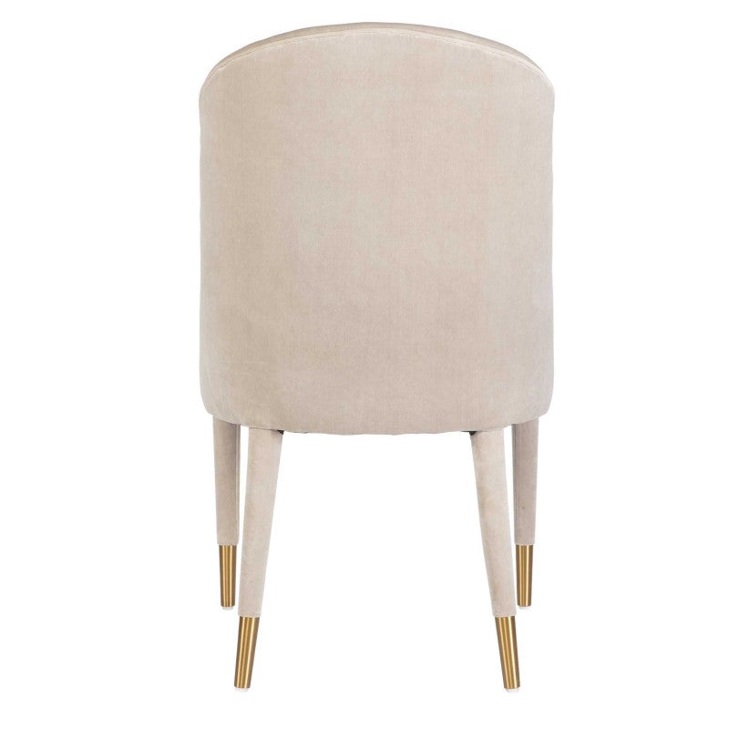Brie - Armless Chair (Set of 2) - Champagne