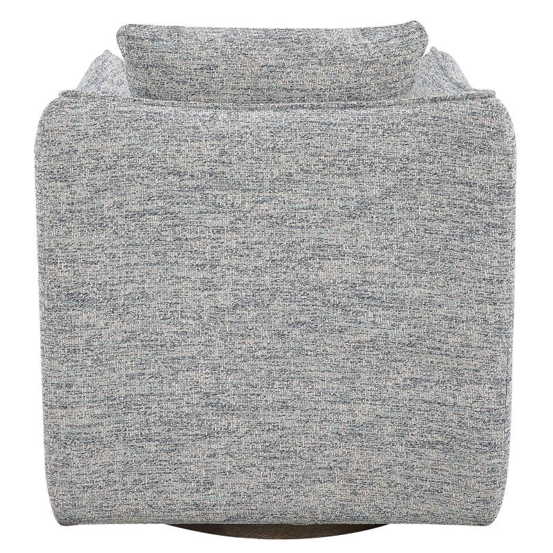 Corben - Swivel Chair - Pearl Silver