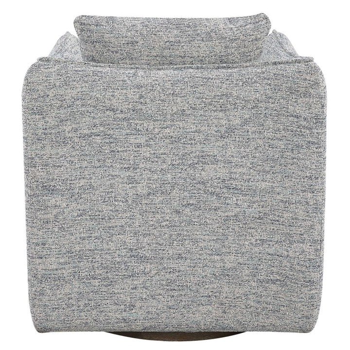 Corben - Swivel Chair - Pearl Silver