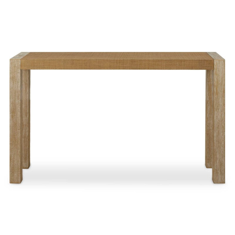 Bentley - Grasscloth Console Table