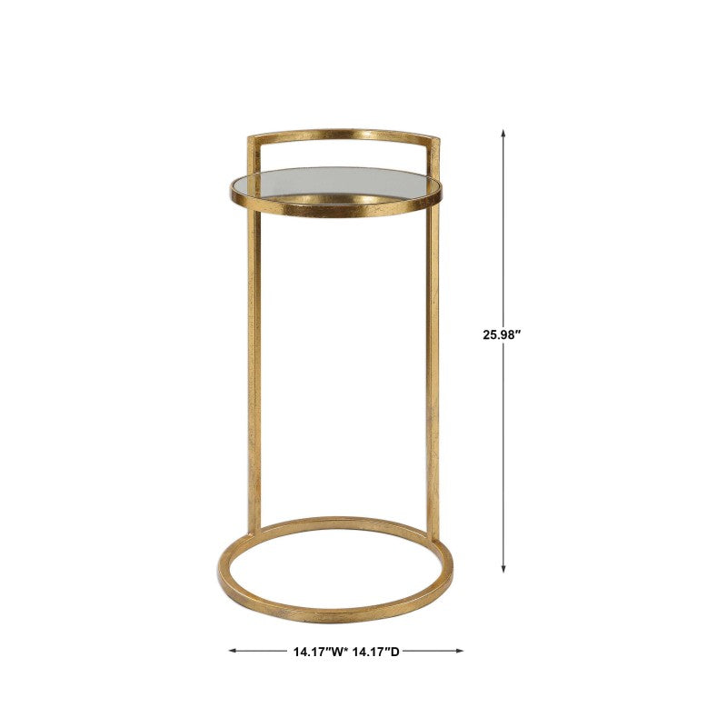 Cailin - Accent Table - Gold