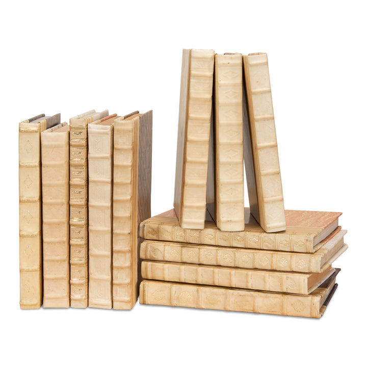 White Leather & Paper Books