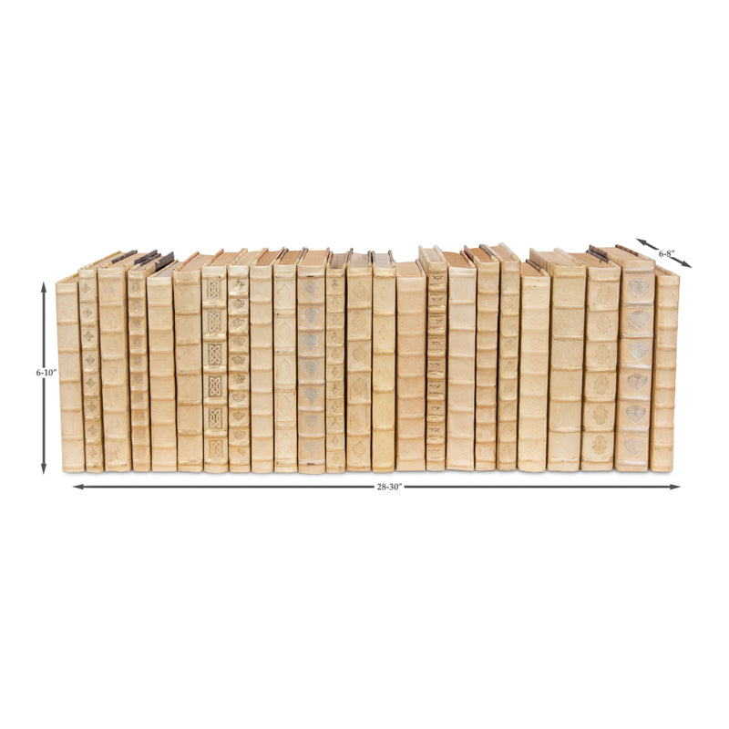 White Leather & Paper Books