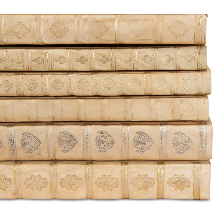 White Leather & Paper Books