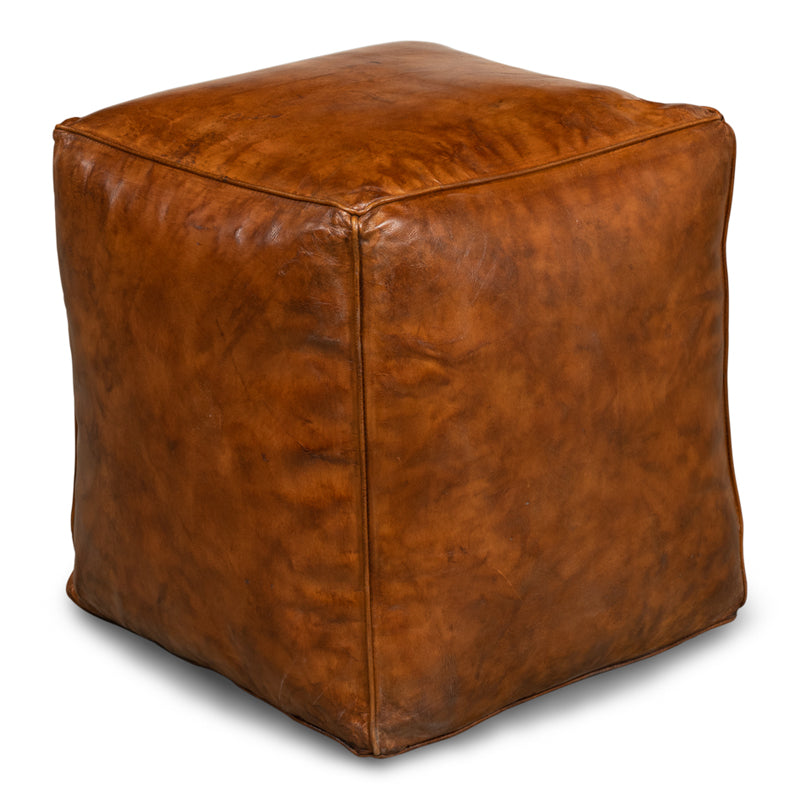 Sunday Afternoon Leather Cube