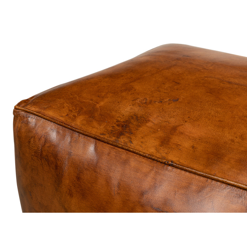 Sunday Afternoon Leather Cube