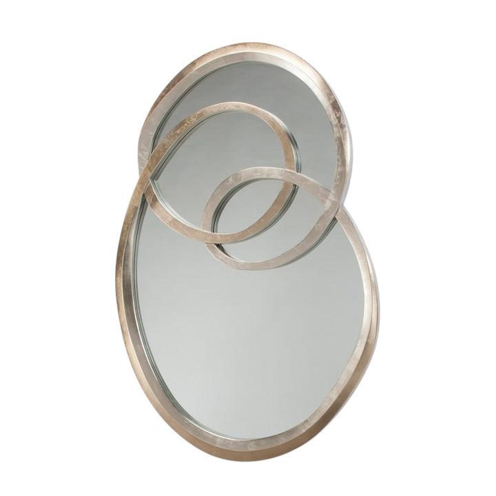 Silver Abstract Mirror