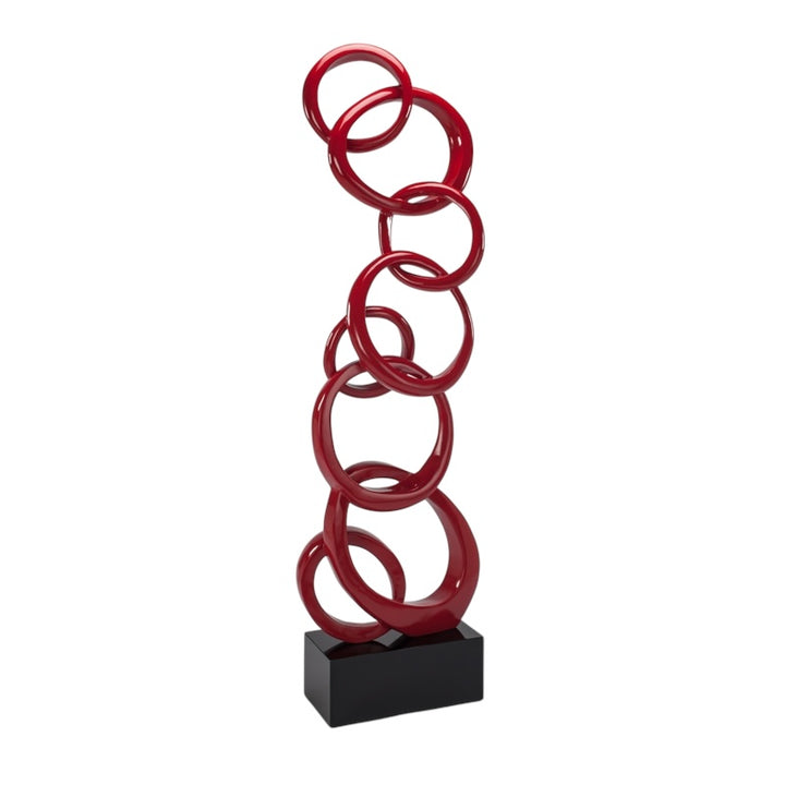Red Circles Scupture
