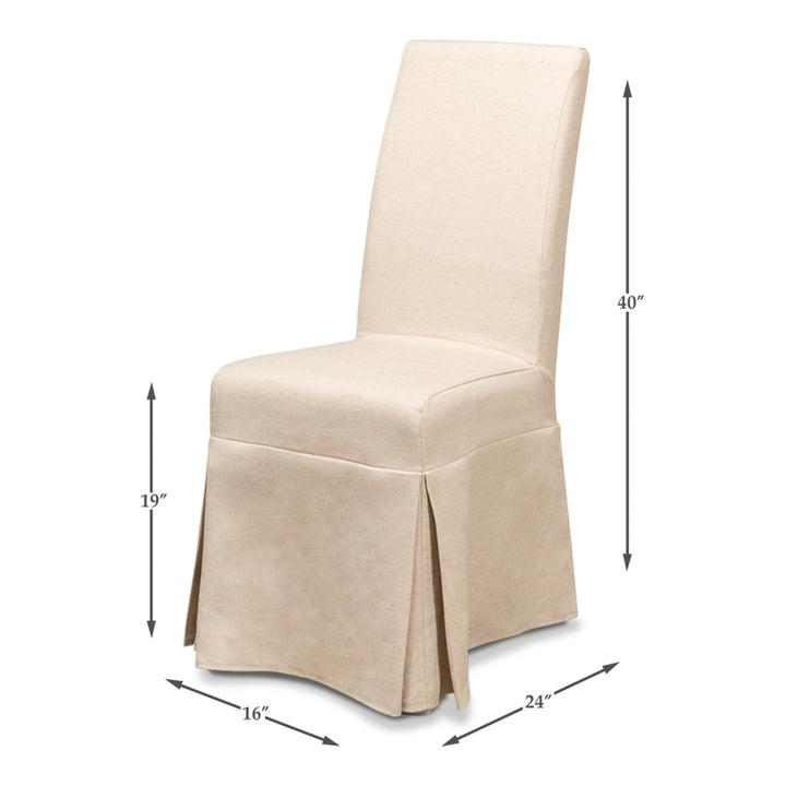 Draped Side Chair