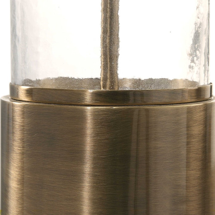 Vaiga - Glass Column Lamp - Gold