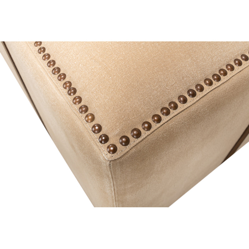 Strap Canvas & Leather Stool