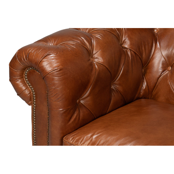 Castered Chesterfield Sofa