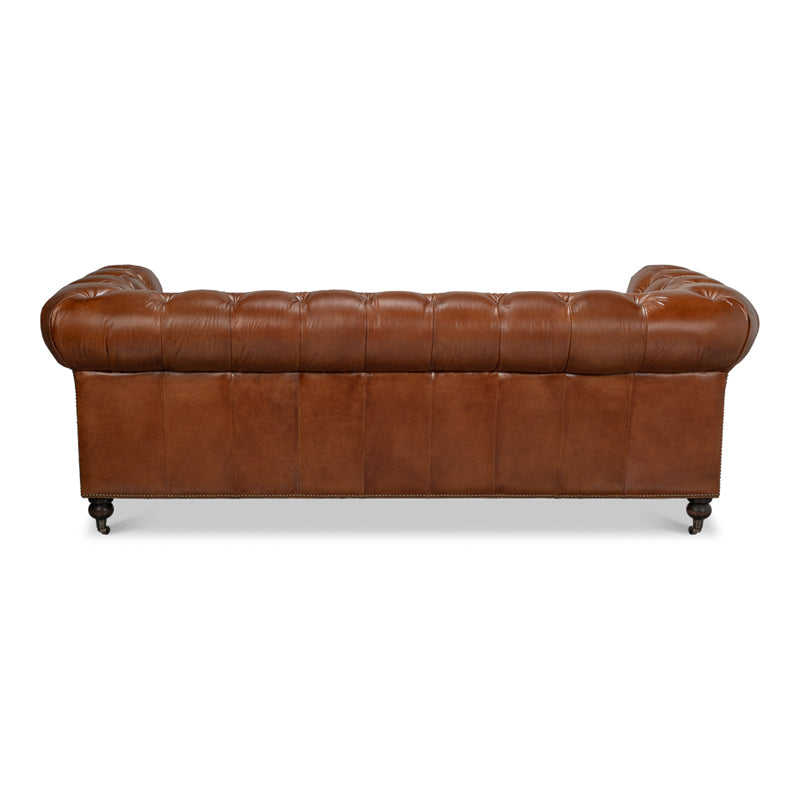 Castered Chesterfield Sofa