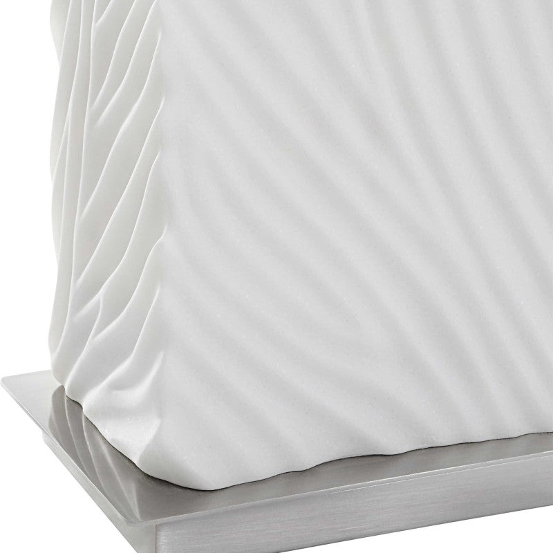 Pillar - Marble Table Lamp - White