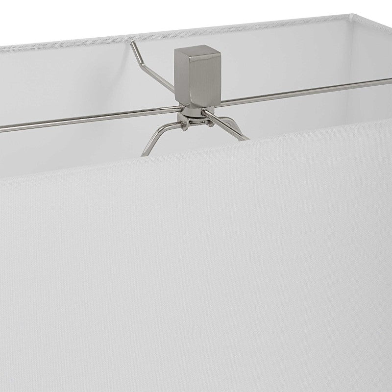 Pillar - Marble Table Lamp - White