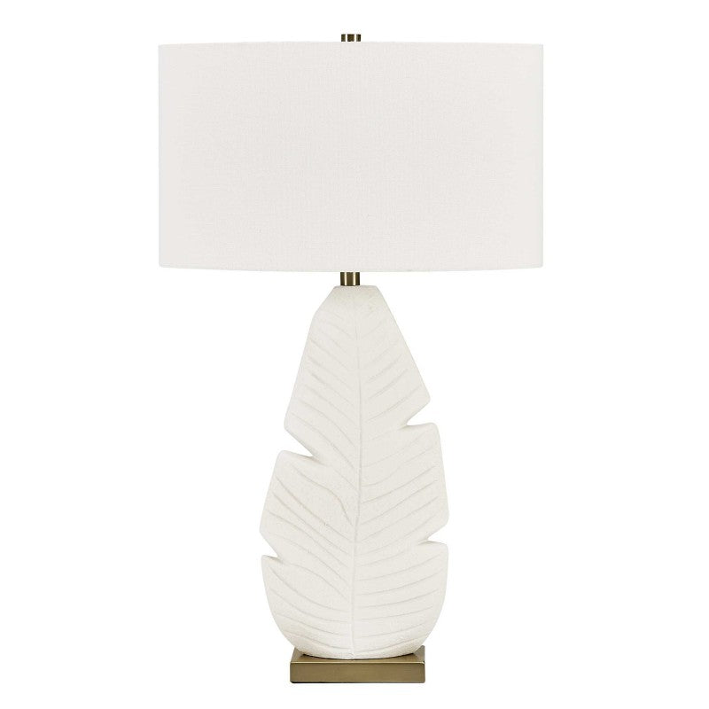 Palm Leaf - Table Lamp - White
