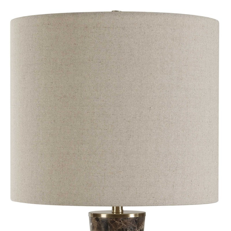 Jameson - Marble Cones Table Lamp - Brown