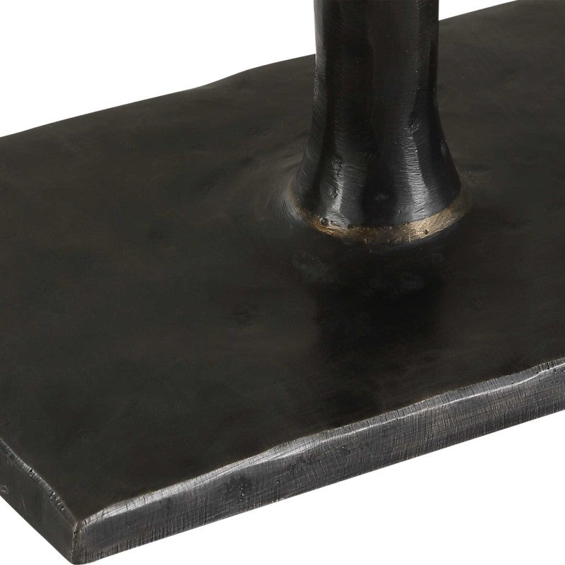 Puncture - Cordless Iron Buffet Lamp - Black / Bronze