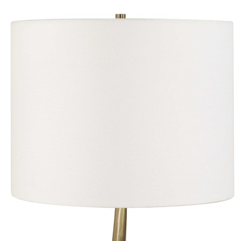 Spiraling - Cordless Brass Buffet Lamp - Black / Gold