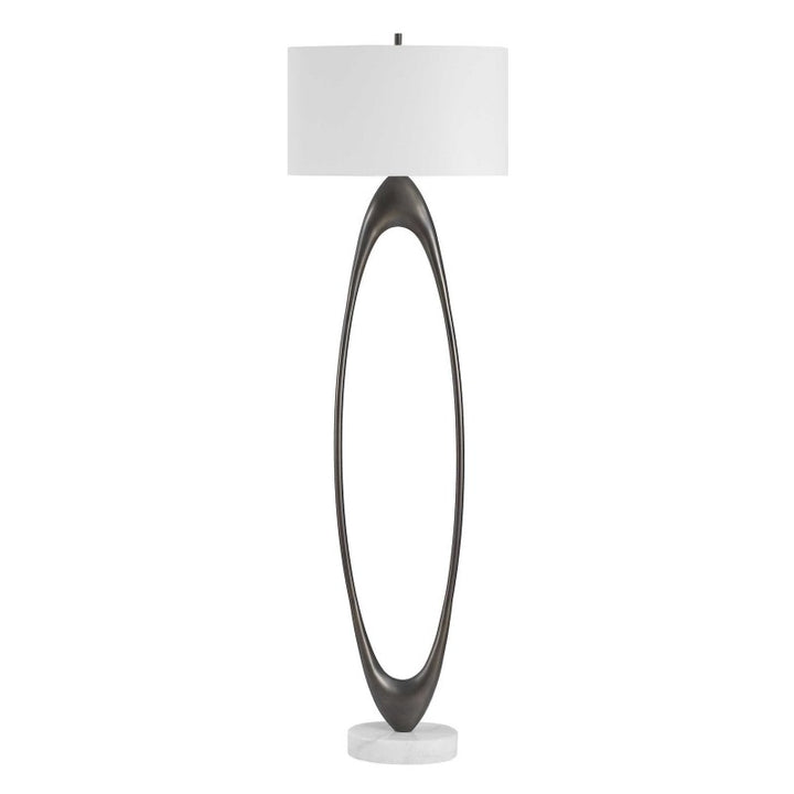 Sonic - Open Oval Floor Lamp - Bronze