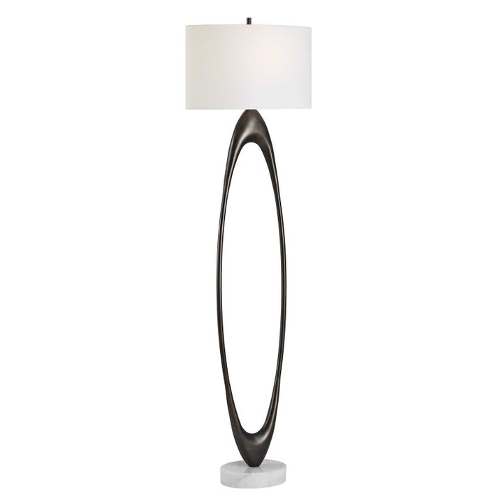 Sonic - Open Oval Floor Lamp - Bronze