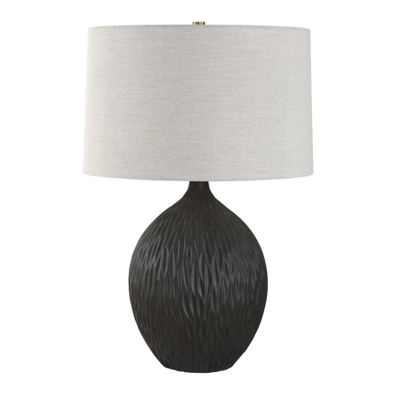 Levee - Satin Table Lamp - Black