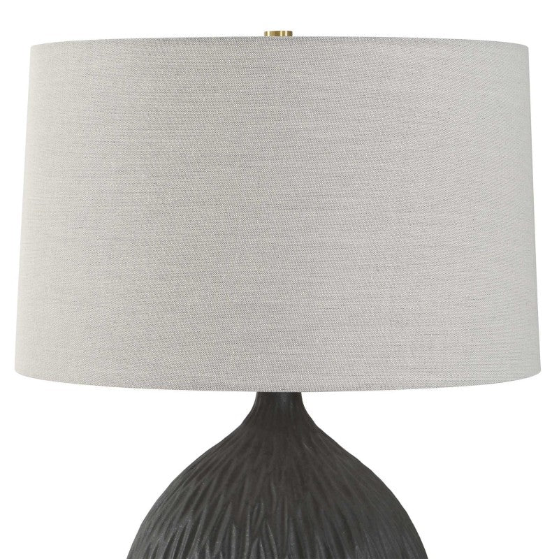 Levee - Satin Table Lamp - Black