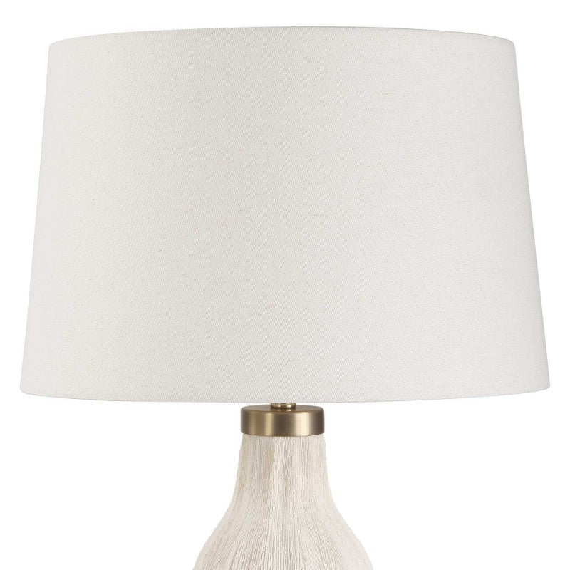 Maddox - Textured Table Lamp - Off White
