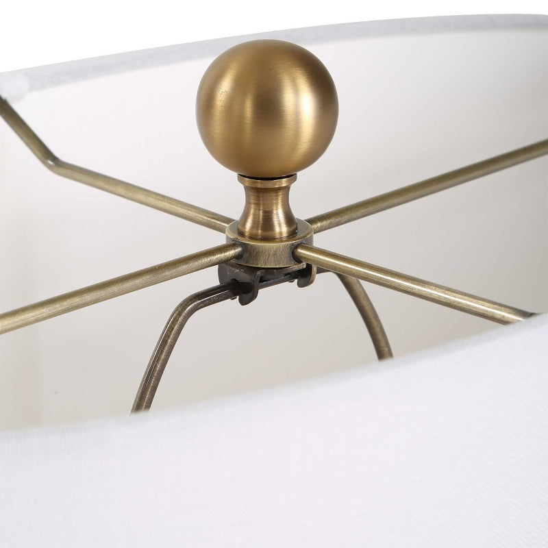 Ruffle Up - Table Lamp - Blue Green