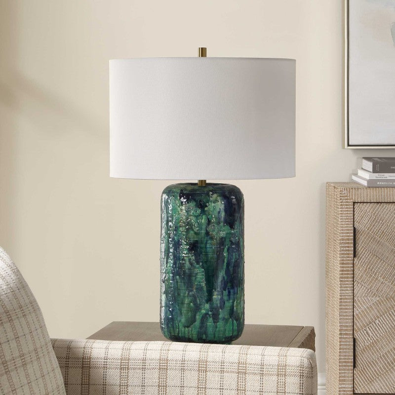 Out Of The Blue - Table Lamp - Blue / Green