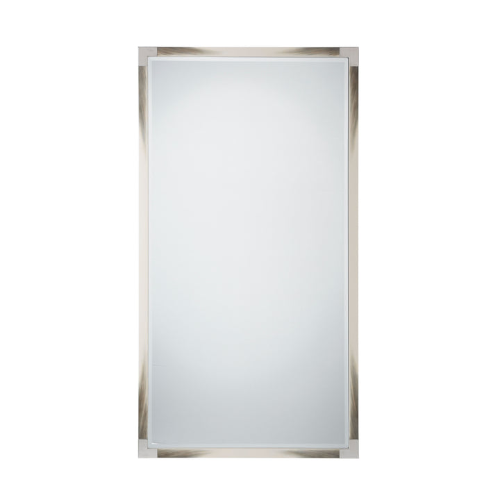 Cutting Edge Floor Mirror (Longhorn White)