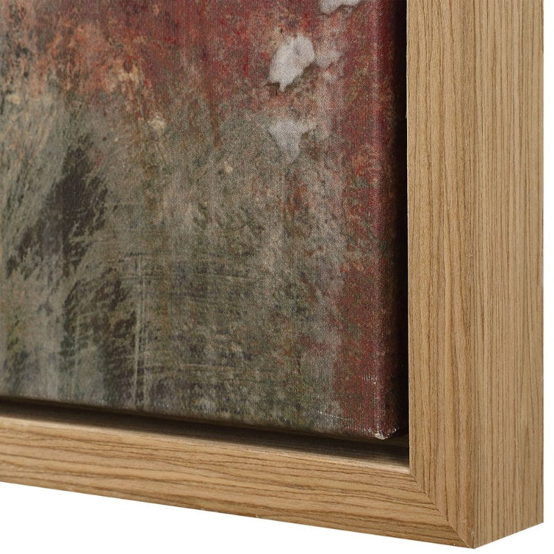 Molten Patina - Framed Canvases (Set of 2) - Dark Brown