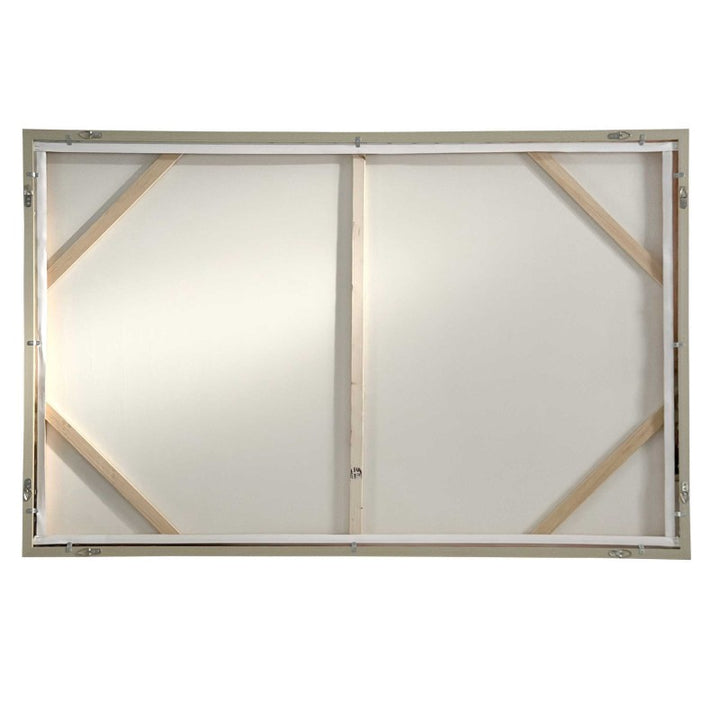 Rise - Framed Modern Canvas - Black / Brown / Orange / White