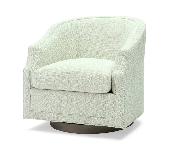 Carly Wood Swivel Chair