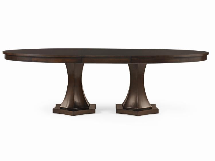 Double Pedestal Dining Table