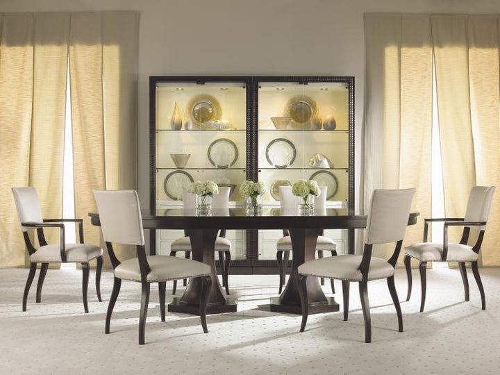 Double Pedestal Dining Table