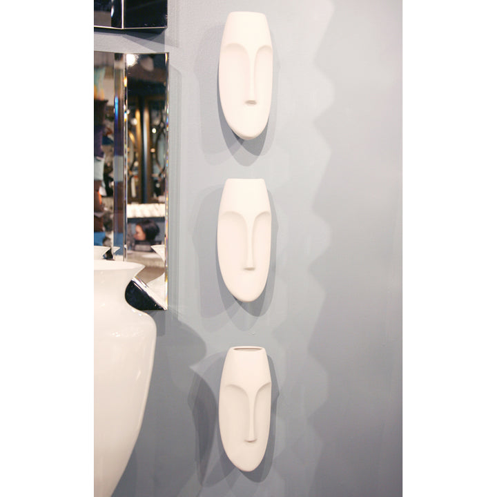White Face Sculpture Wall Sculpture