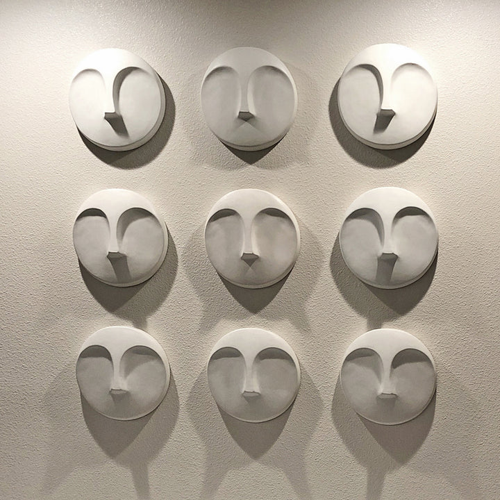 Round Face Wall Sculpture