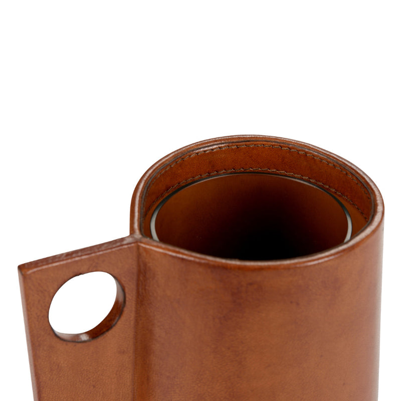 Leather Vase (Sm)