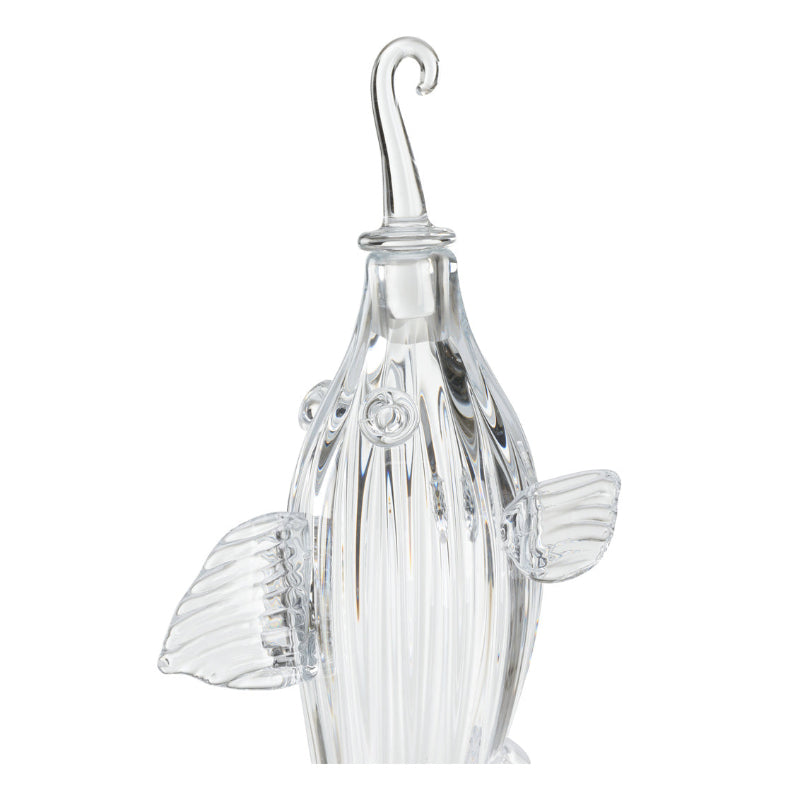 Hand Blown Fish Decanter