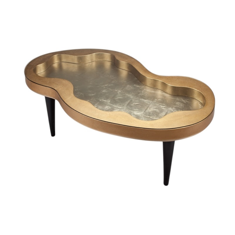 Champagne Wash Soft Gold Cocktail Table