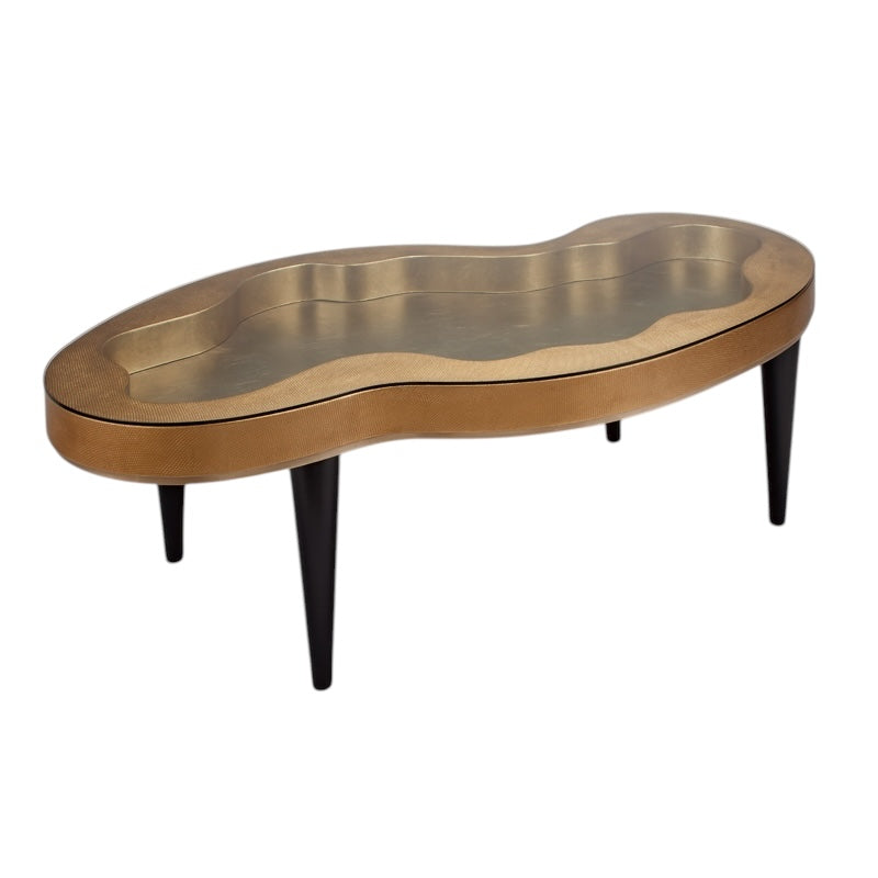 Champagne Wash Soft Gold Cocktail Table