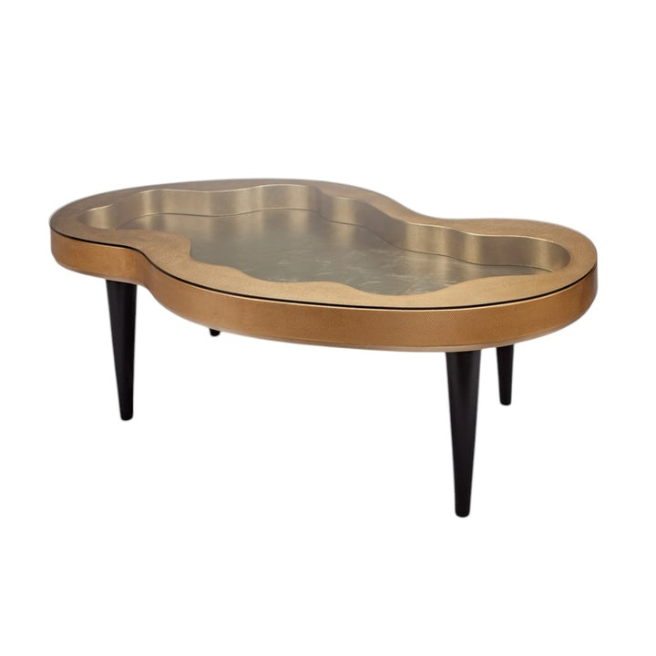 Champagne Wash Soft Gold Cocktail Table