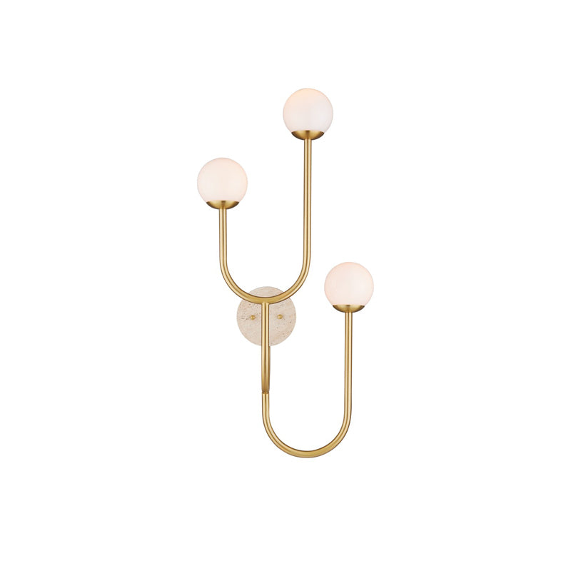 Three Light Wall Sconce